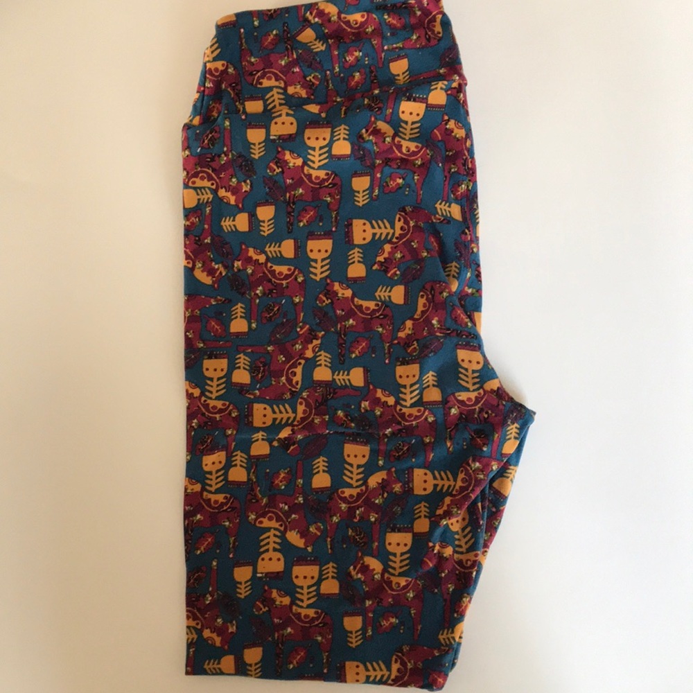 Lularoe Swedish Horse TC Leggings
